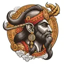 shri ram tattoo design idea