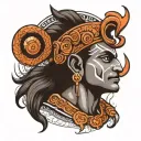 shri ram tattoo design idea