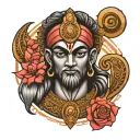 shri ram tattoo design idea