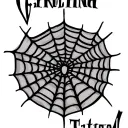 spider web with name carolina tattoo design idea