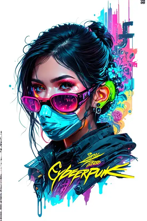 Cyberpunk 2077 tattoo design idea