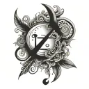 Boredom Symbol tattoo design idea