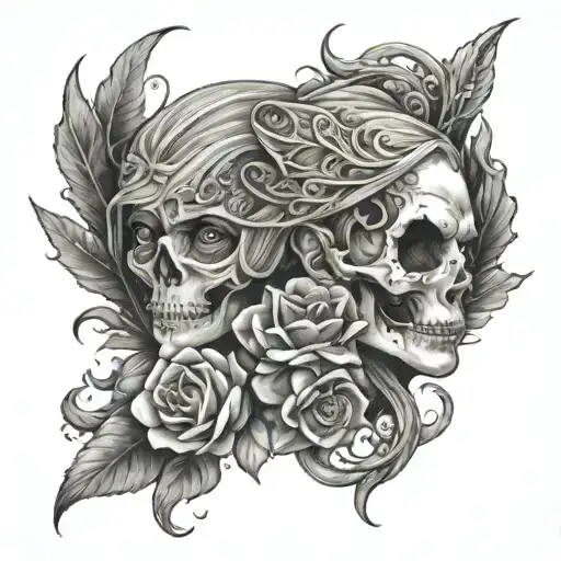 Legends Never Die tattoo design idea