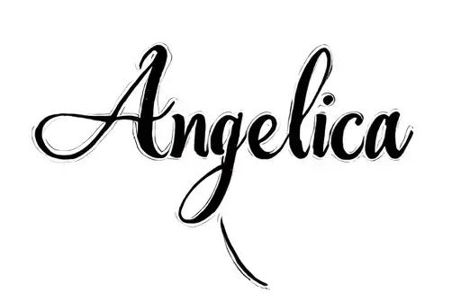 "Angelica" tattoo design idea