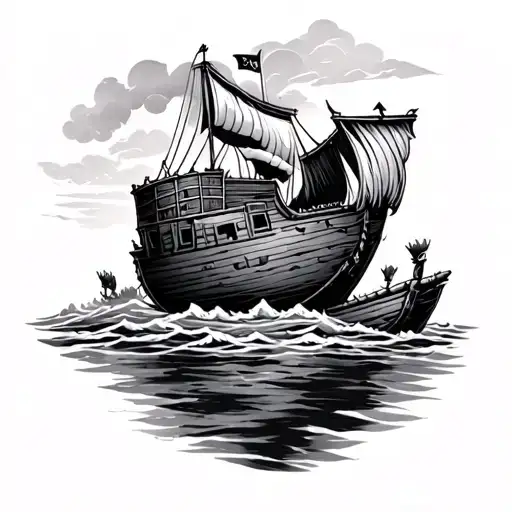 noahs ark tattoo design idea