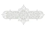 spanish tile tattoo design idea