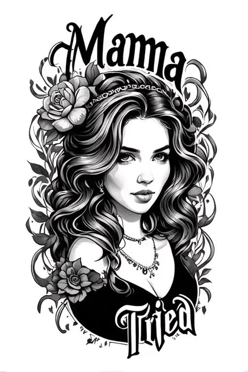 Mama Tried tattoo design idea