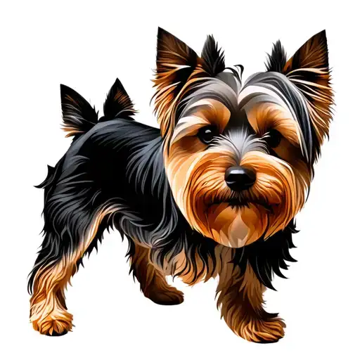Cairn Terrier dog tattoo design idea