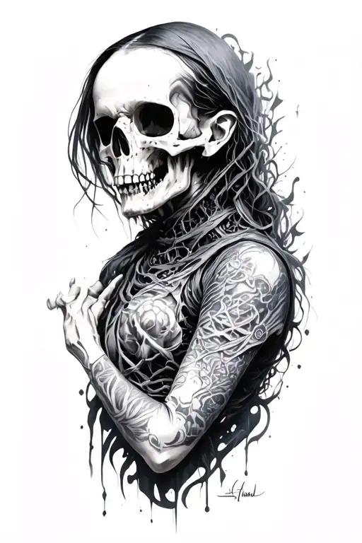 death stranding tattoo design idea