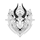 springbok tattoo design idea