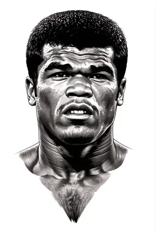 Muhammad Ali tattoo design idea