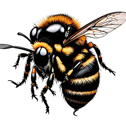 bee hive tattoo design idea