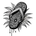 Flip Flop tattoo design idea