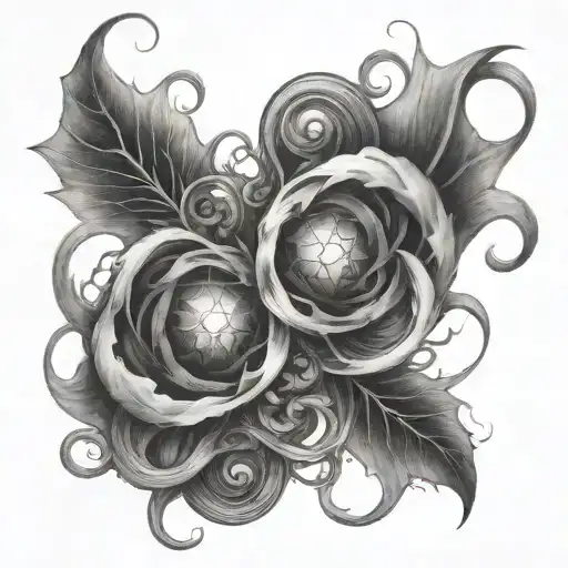 Quantum entanglement Tatto design on biceps  tattoo design idea
