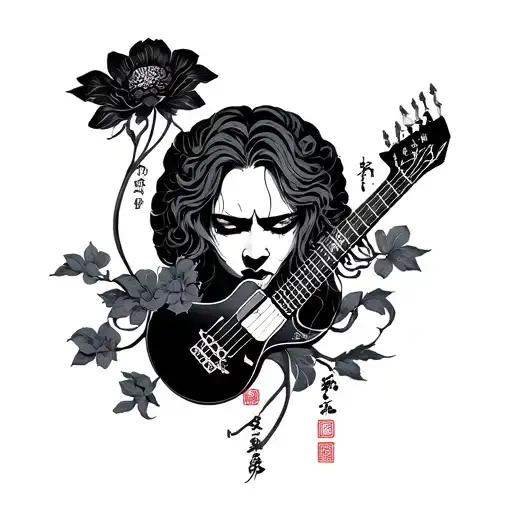 Japanese Band tattoo design idea
