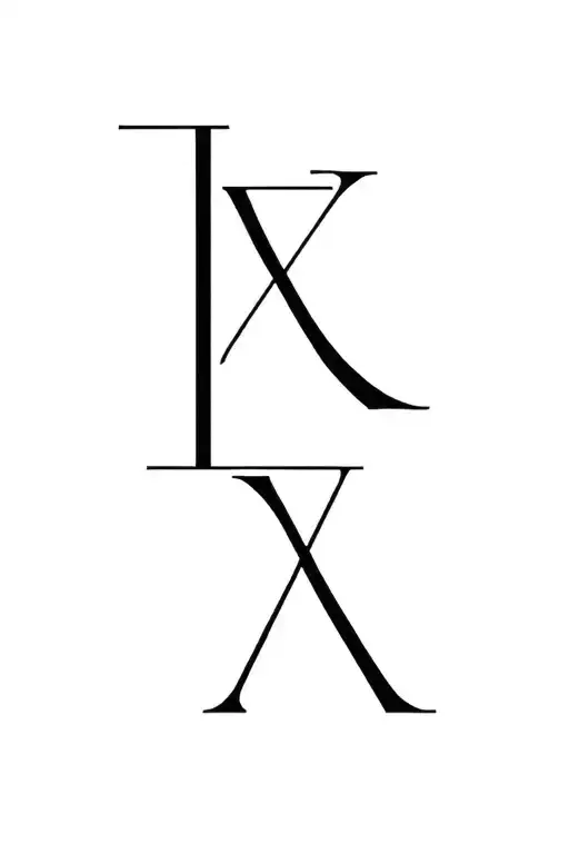 1972 Roman Numerals tattoo design idea
