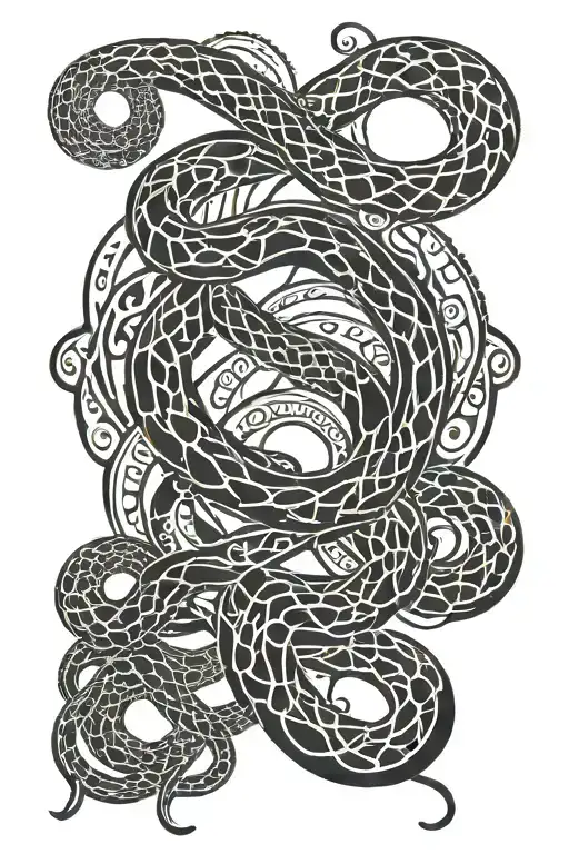 kundalini snake tattoo tattoo design idea