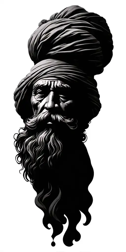 Baba deep Singh tattoo tattoo design idea
