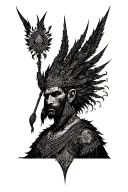 The Slavic god Veles tattoo design idea