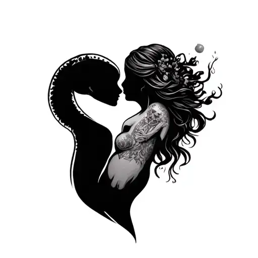 abortion idea involving a mother tattoo design idea