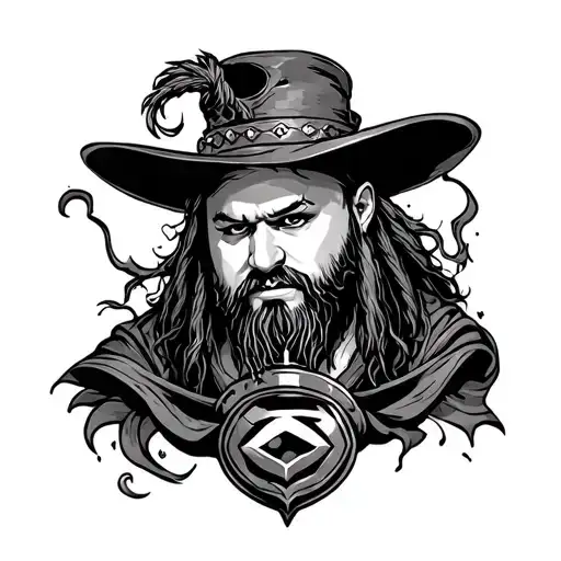 Bray Wyatt Lantern tattoo design idea