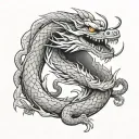 Shenron tattoo design idea