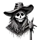 Scarecrow tattoo design idea