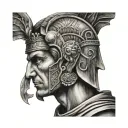 Julius Caesar tattoo design idea