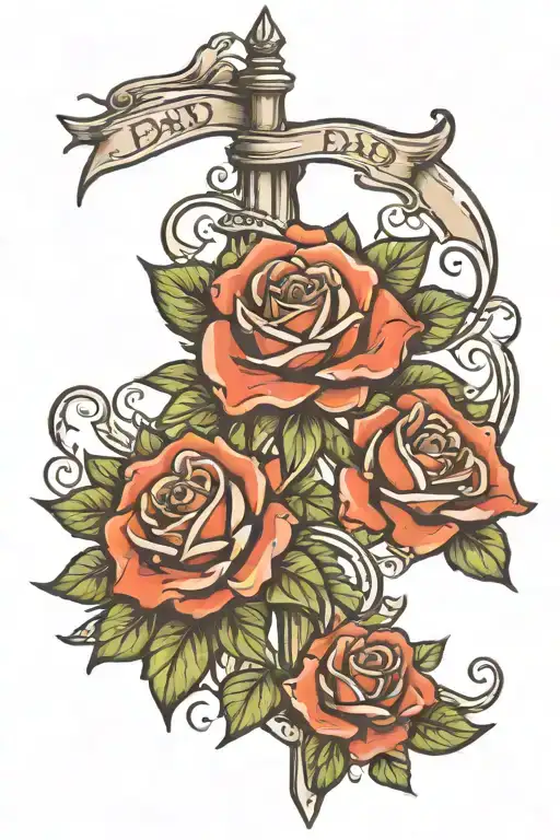 dad memorials tattoo tattoo design idea