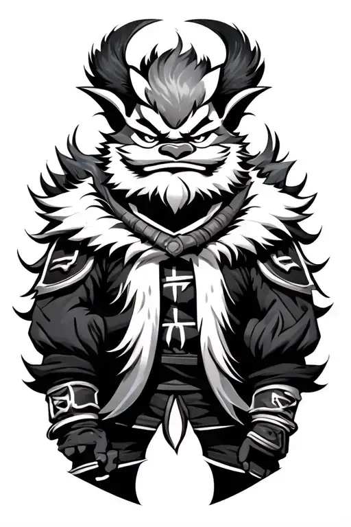fortnite shifu tattoo design idea