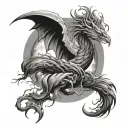 quiet storm tattoo design idea