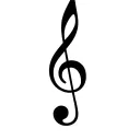 music note tattoo design idea
