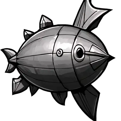 super archer blimp from clash of clans tattoo design idea