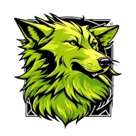 wolf howling tattoo design idea