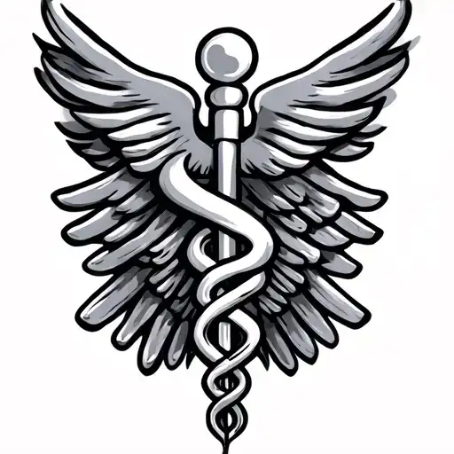 medical symbol tattoo design idea