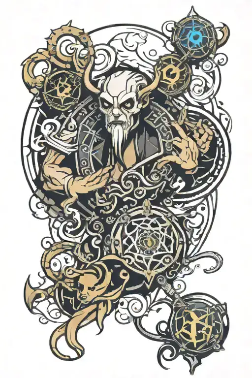 Magic the Gathering tattoo design idea