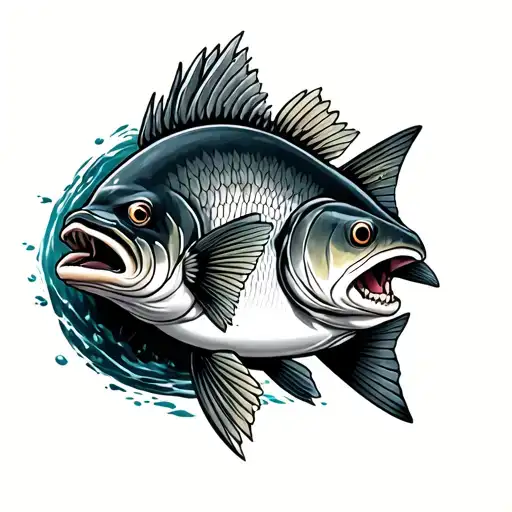 Walleye tattoo design idea
