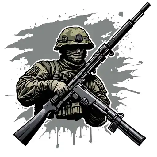Army tattoo design idea
