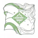 Brazil flag tattoo design idea