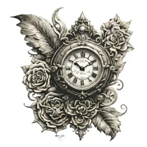 horloge avec 1978 1996 2001 2004 2006 2009 tattoo design idea