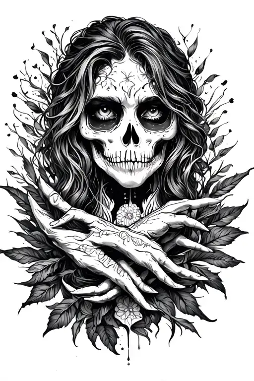 “With pain comes the Grace of  strength” tattoo design idea