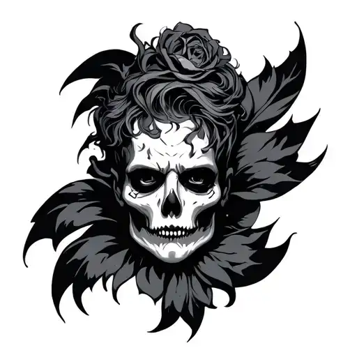 harsh name hidden tattoo design idea