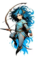 Sagittarius Archer tattoo design idea