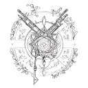 Sobriety tattoo design idea