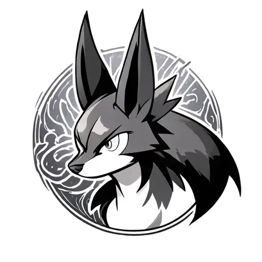 Lucario Tattoo tattoo design idea