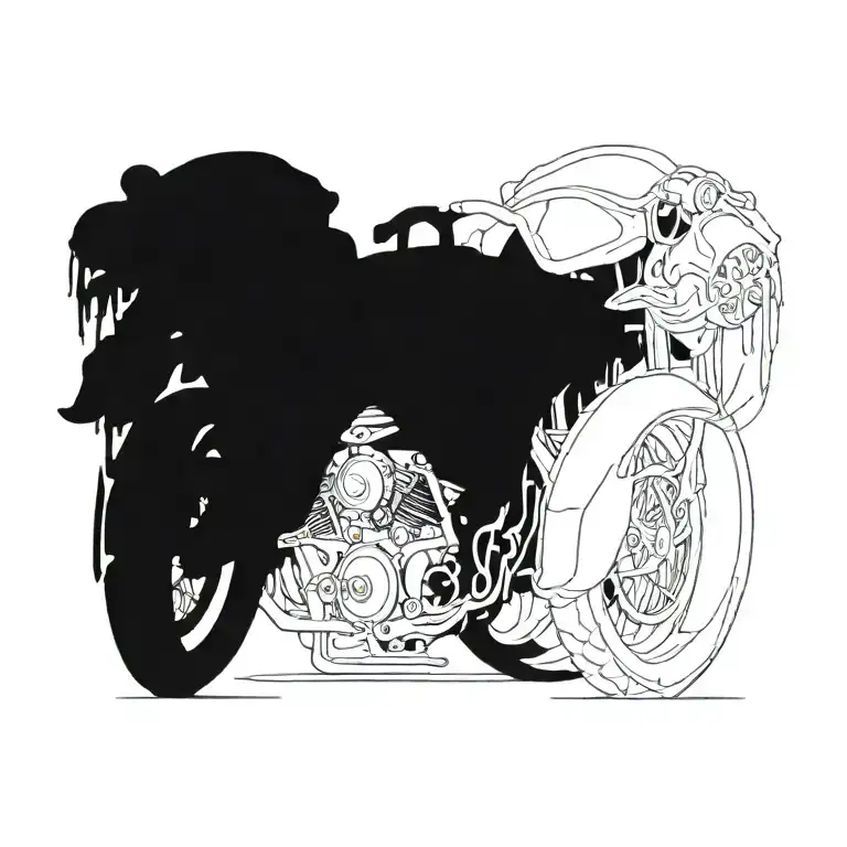 harley davidson tattoo design idea