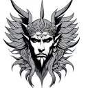 Karna tattoo design idea