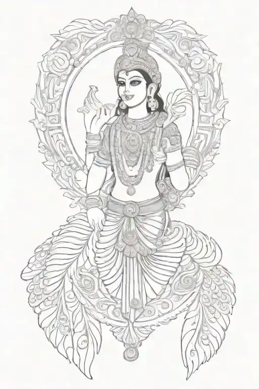lord murugan vel peacocks tattoo design tattoo design idea