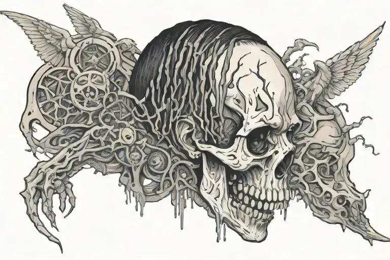 travis scott utopia tattoo design idea