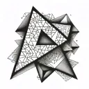 Penrose triangle tattoo design idea